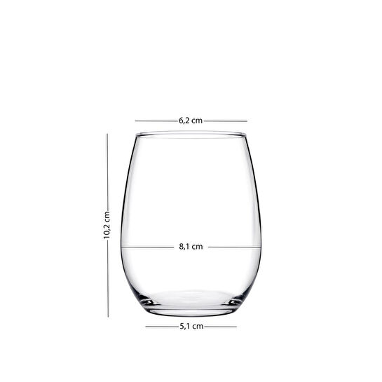 Rakle Astoria Gold 4'lü Su Bardağı Seti 350 Cc