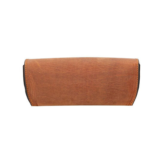 Bloominbag Capri Saddle Brown Hakiki Deri Gözlük Kılıfı