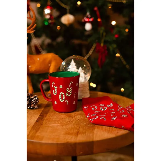 Rakle Christmas Joy Çoraplı Hediye Seti Kırmızı 380 Cc