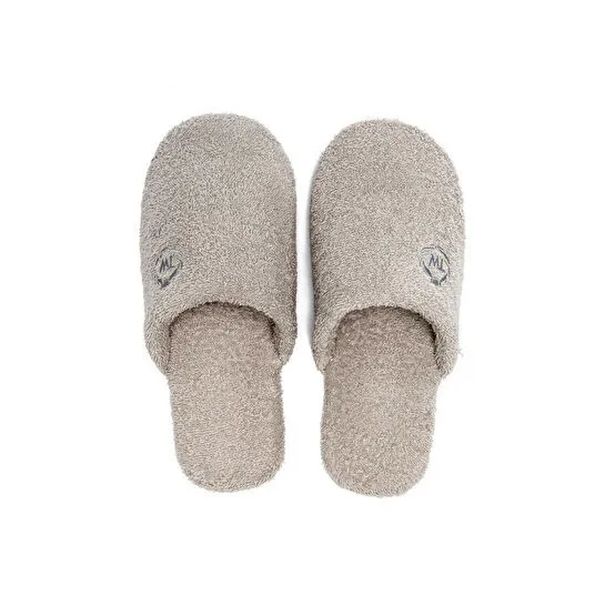 Twigy Havlu Kumaş Erkek Banyo Terliği Gri 41/46