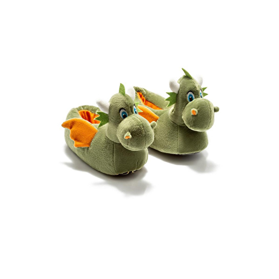 Twigy Dragon-2 Çocuk Hayvanlı Panduf Yeşil 30/35