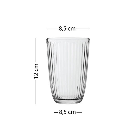 Rakle Clara 4'lü Meşrubat Bardağı Seti 395 Cc