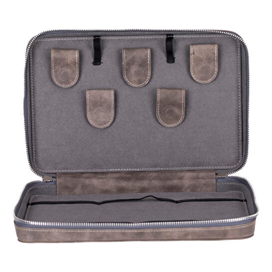 Bloominbag Arcadia Mist Gray Premium Deri Teknoloji Kablo & Aksesuar Düzenleyici