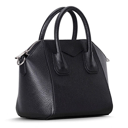 Bloominbag Aria Noir Black Small Hakiki Deri Kadın El & Omuz Çantası