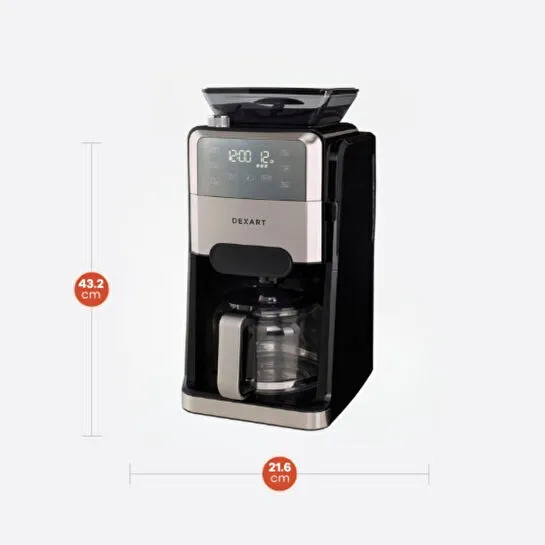Dexart Grindbrew Öğütücülü Filtre Kahve Makinesi Kc102c