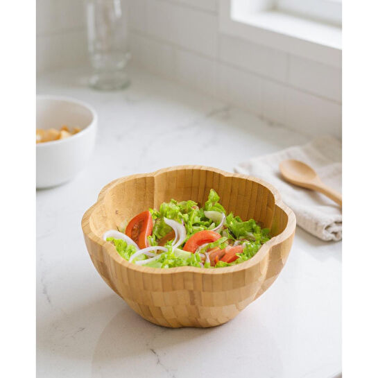 Bambum Tremble Salata & Meyve Kasesi Derin Yuvarlak