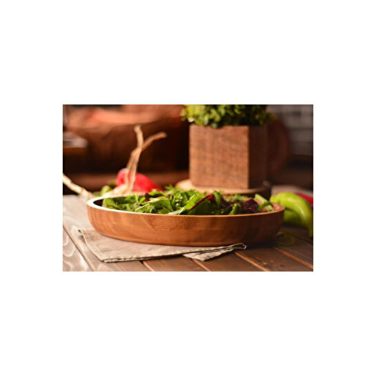 Bambum Pastore Oval Kase Küçük B0340