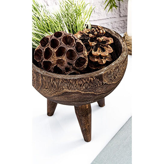 Bambum Arvia - Ayaklı Kase Büyük