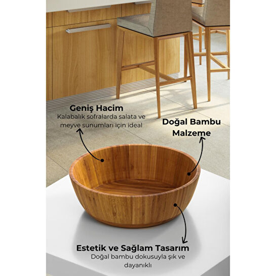 Bambum Guado Büyük Salata Kasesi B2272