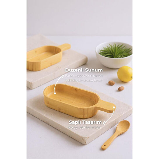 Bambum Rave Saplı Kase Uzun