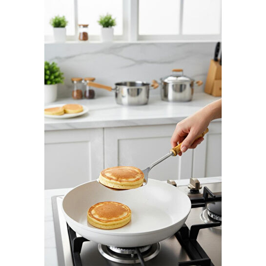 Bambum Mundo Bambu Saplı Oluklu Kevgir 35*7,5cm