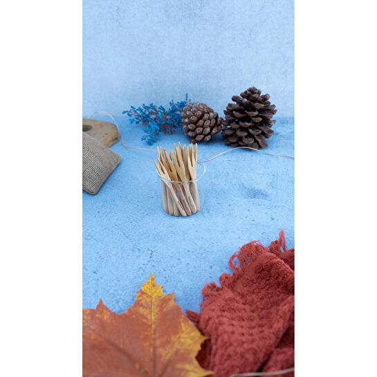 Bambum Piaz 12 Parça Çatal Seti Küçük