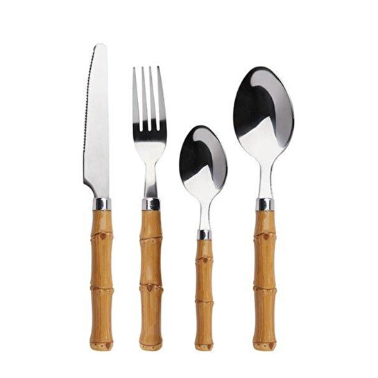 Bambum Matia 24 Parça Çatal Kaşık Bıçak Seti