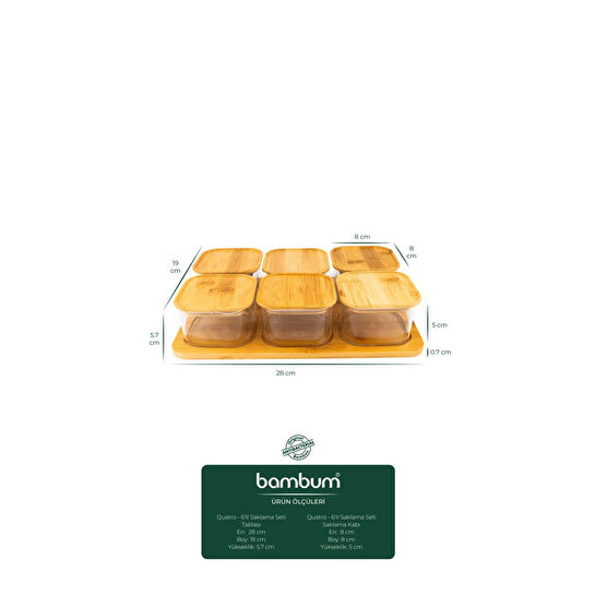 Bambum Quatro 6'lı Kahvaltılık Seti