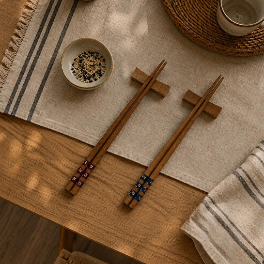Bambum Focaccio - 6 Parça Chopstick Seti Bcsfo1