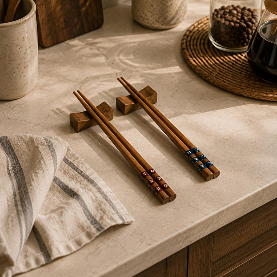 Bambum Focaccio - 6 Parça Chopstick Seti Bcsfo1