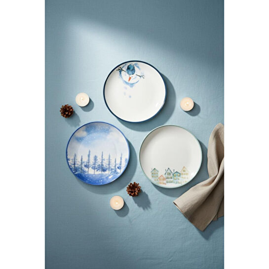 Bambum Moderna 14 Parça Kahvaltı Takımı Winter Time