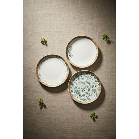 Bambum Moderna 14 Parça Kahvaltı Takımı Yaprak