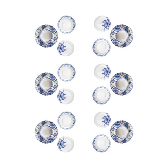 Bambum Moderna 24 Parça Yemek Takımı Blue