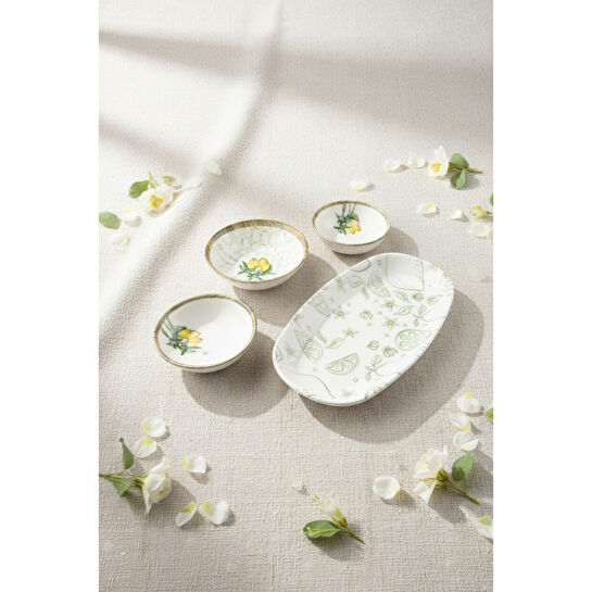 Bambum Moderna 14 Parça Kahvaltı Takımı Limon