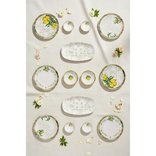 Bambum Moderna 14 Parça Kahvaltı Takımı Limon