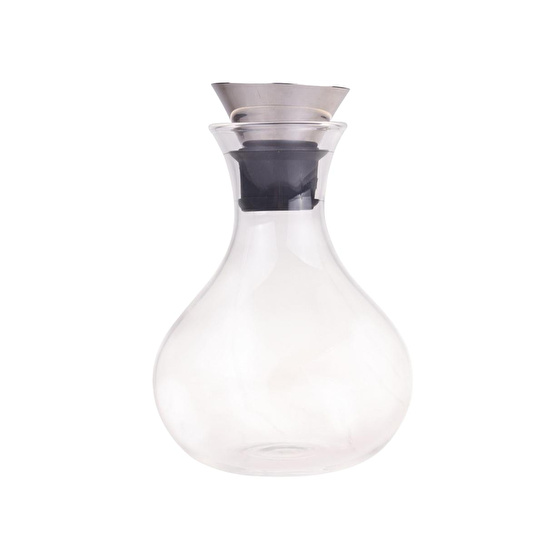 Bambum Metal Kapaklı Cam Sürahi T0803 Taşev Sahi 21x15 Cm 1500 Ml