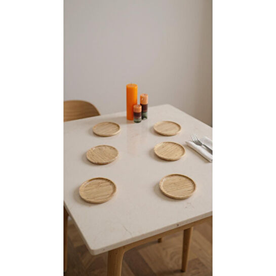 Bambum Emmy 6'lı Yuvarlak Tabak 16 Cm