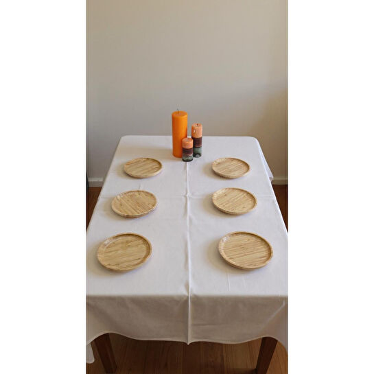 Bambum Emmy 6'lı Yuvarlak Tabak 16 Cm