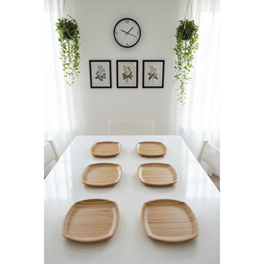 Bambum Penne 6'lı Servis Seti Kare 25 Cm