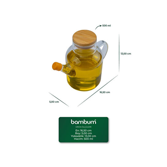 Bambum Fiora Yağlık Sirkelik Tuzluk & Biberlik
