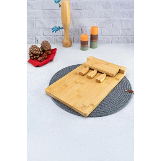 Bambum 4 Parça Peynir Servis Seti