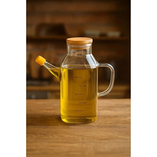 Bambum Petto - Bambu Kapaklı Yağdanlık 600ml