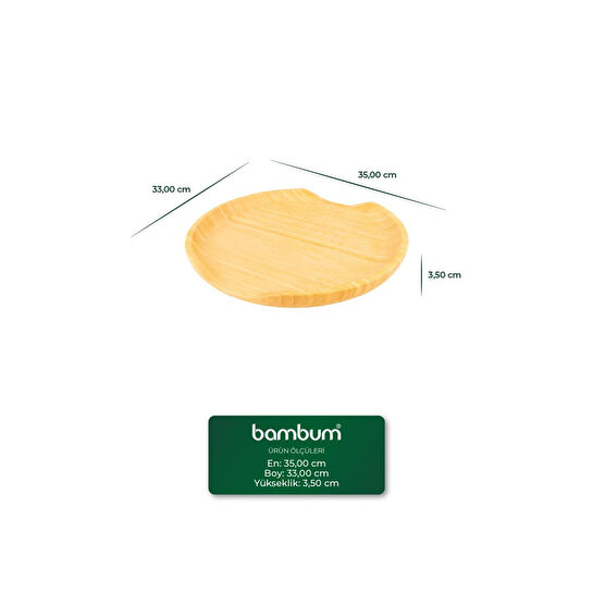 Bambum Loki Daire Tepsi