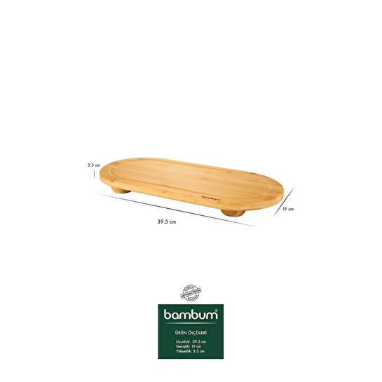 Bambum Freya Ayaklı Sunum Tahtası Oval