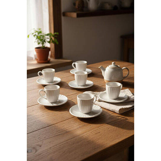 Bambum Karizma 6 Kişilik Kahve Fincan Takımı