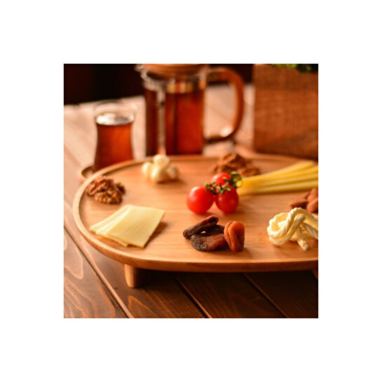 Bambum Meridius Ayaklı Sunum Tepsisi