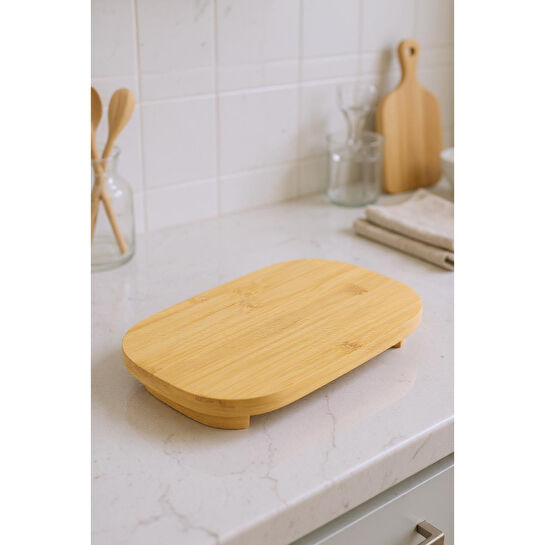 Bambum Magne Ayaklı Sunum Tepsisi Küçük