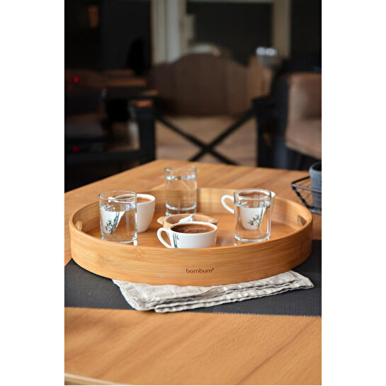 Bambum Carne 35 Cm Yuvarlak Tepsi