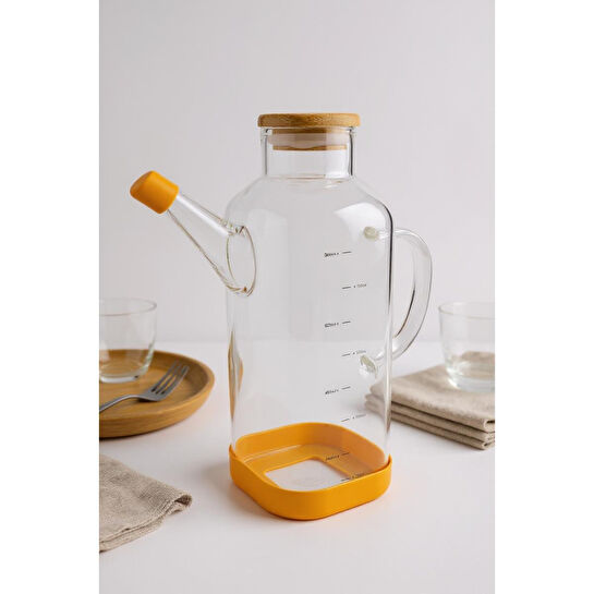 Bambum Petto Bambu Kapaklı Yağdanlık 800ml