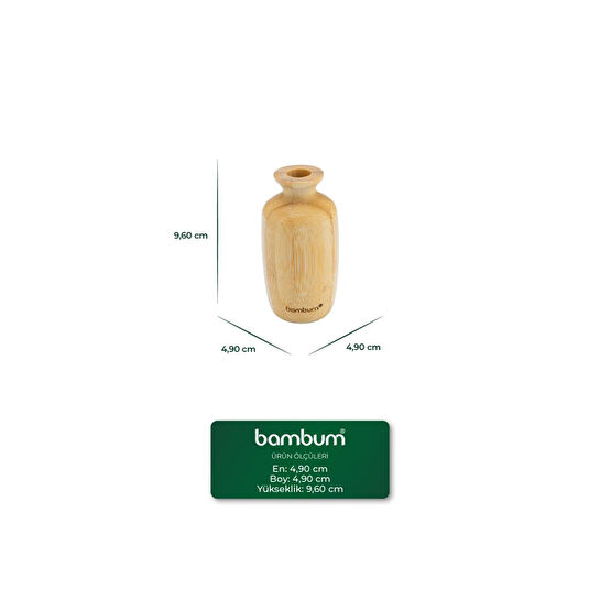 Bambum Lodi Bambu Vazo 9,6*4,9cm