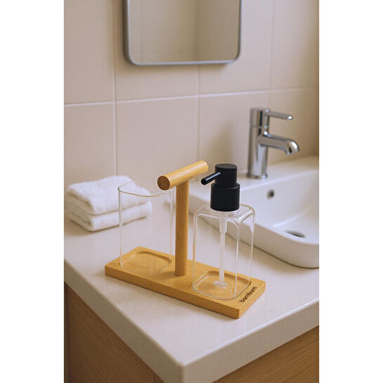 Bambum Vento 2'li Sabunluk Set Silver