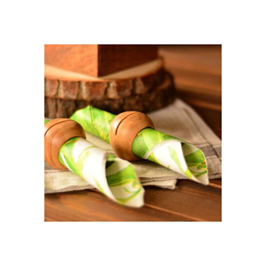 Bambum Dixon 2'li Peçete Halkası - Bej