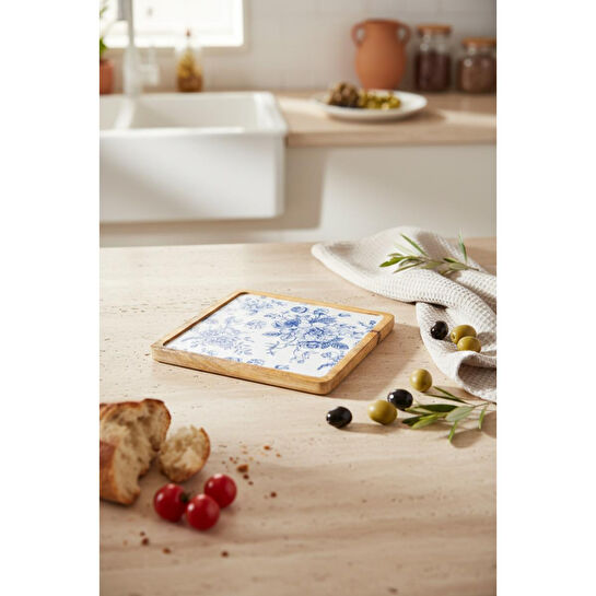 Bambum Gura Kare Tepsi Gül Küçük