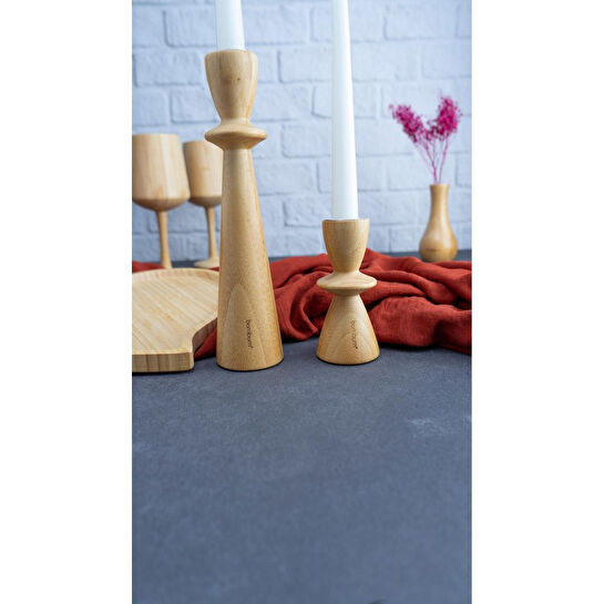 Bambum Lotus İkili Mum Seti