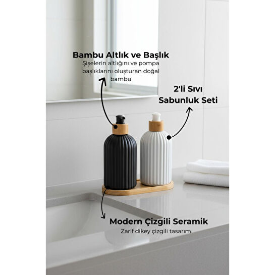 Bambum Kalista 2'li Sıvı Sabunluk Seti