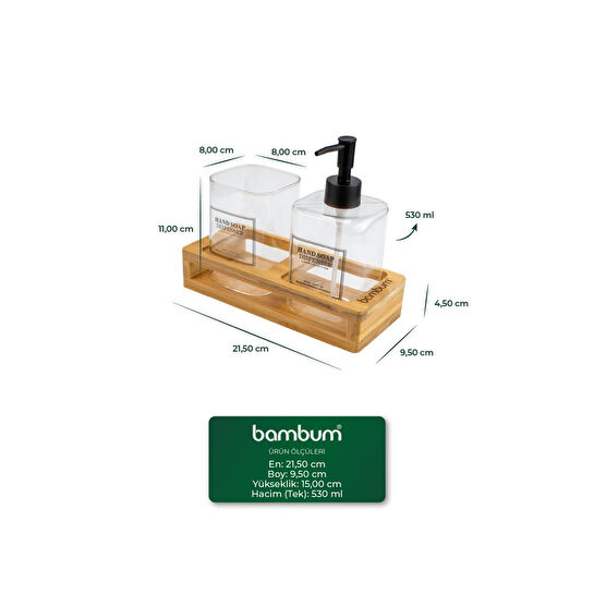 Bambum Gela 2'li Sabunluk Seti