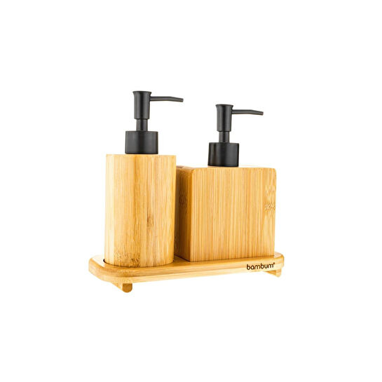 Bambum Linen 2'li Standlı Sabunluk Seti