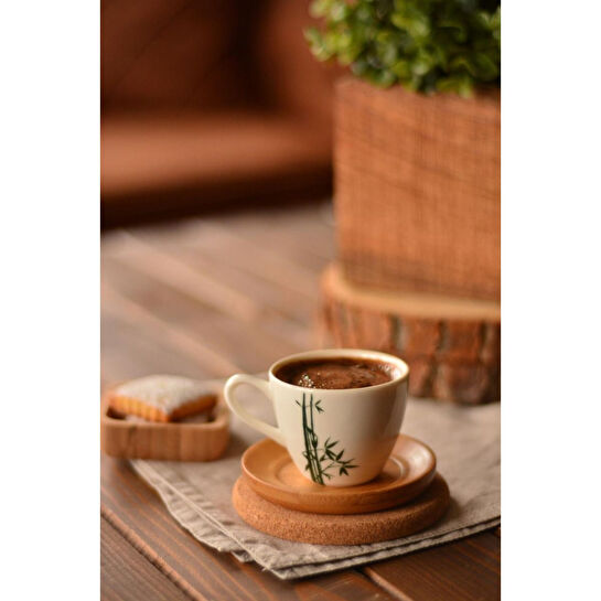 Bambum Kirmit Mantar Bardak Altlığı B0039