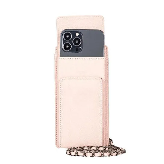 Bloominbag City Muse Deri Carnation Blush Çapraz Askılı Telefon Cüzdan