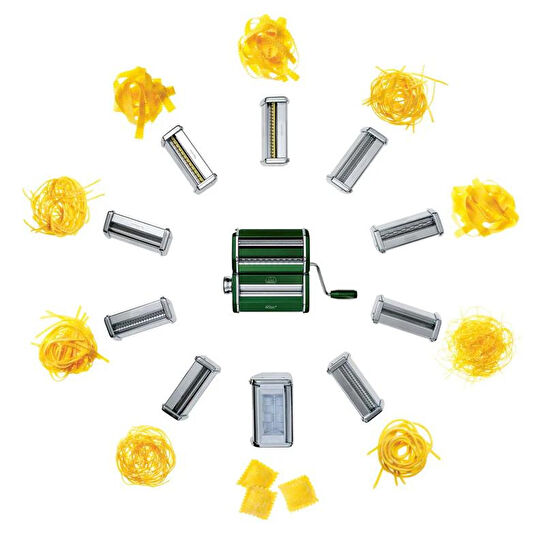 Marcato Design Atlas Plus İtalyan Makarna Makinesi Yeşil Renk